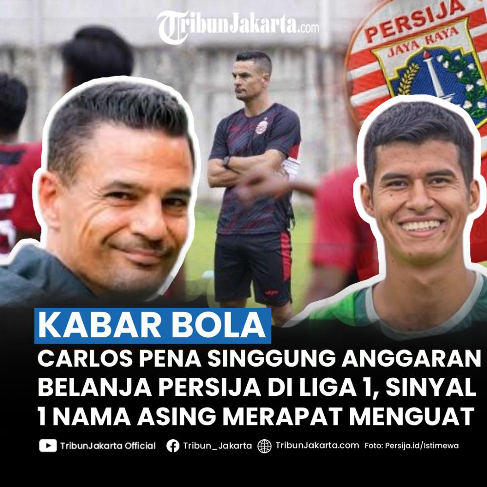 Transfer Persija Jakarta mulai aktif di bursa perekrutan pemain Liga 1, pelatih Carlos Pena sudah menyinggung anggaran. Sinyal menguat satu nama pemain asing berpeluang gabung.