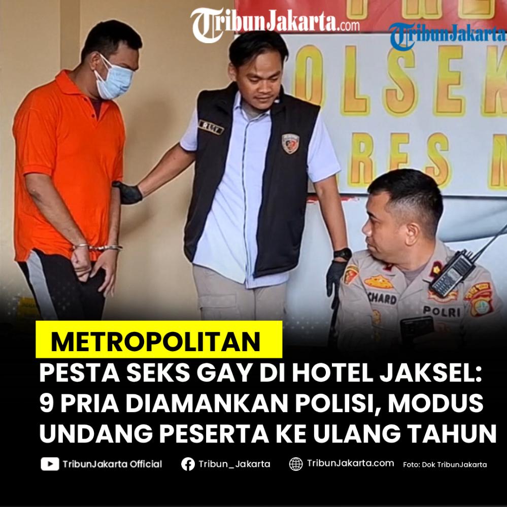 Pesta seks sesama jenis itu diikuti sembilan orang pria, termasuk DRH sebagai penyelenggara. Modus pelaku mengundang para peserta pesta seks dengan dalih merayakan ulang tahun.