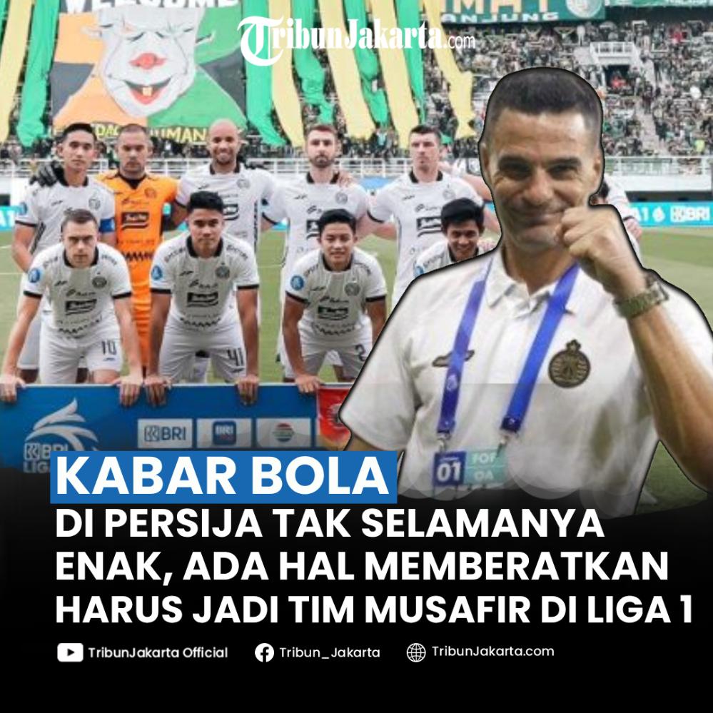 Carlos Pena mengungkapkan momen dan situasi sulit bersama Persija di Liga 1. Semua tak berjalan mengenakan, ada hal sulit dijalani tim yang harus berpindah-pindah kandang. 