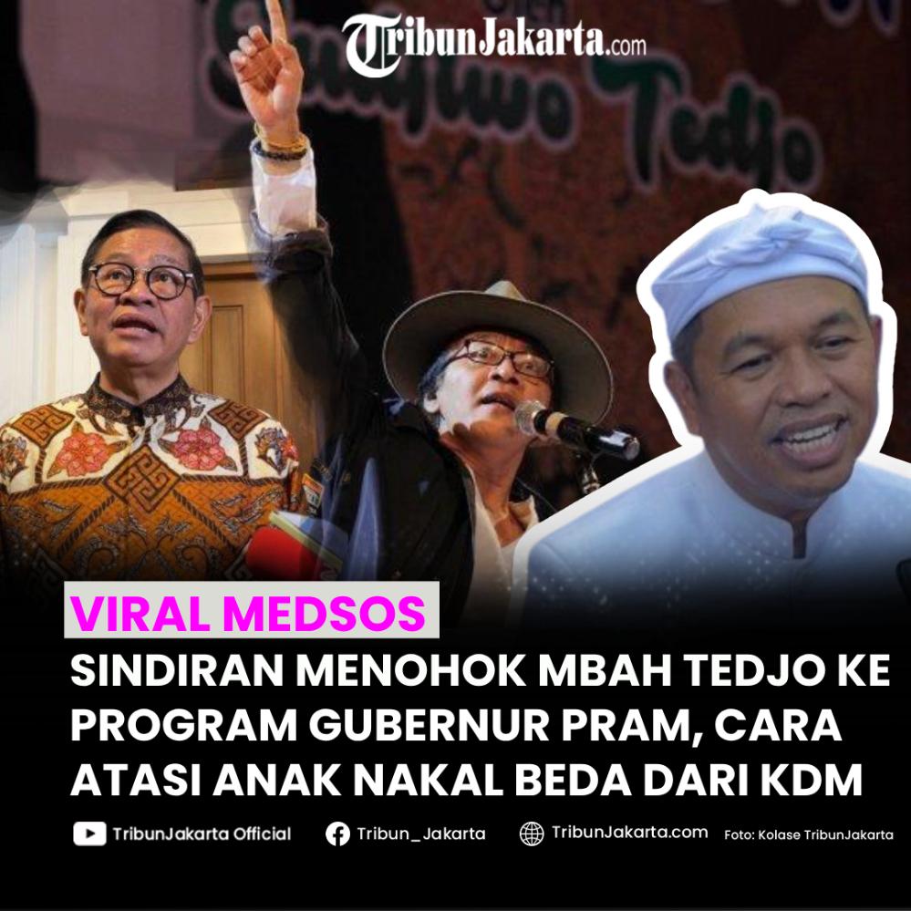 Mbah Tejo memberikan sindiran menohok soal program dan kebijakan terbaru yang dibuat Gubernur Jakarta Pramono Anung soal mengatasi anak nakal. Cara yang dibuat beda total dengan Dedi Mulyadi, sindiran Mbah Tejo pun menuai sorotan.