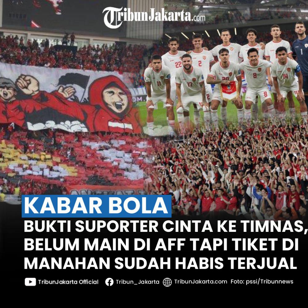 Tiket pertandingan kandang Timnas Indonesia di Piala AFF 2024 sudah habis terjual, padahal skuad Garuda belum bermain. Skuad Garuda bakal berkandang di Stadion Manahan sebanyak dua kali.