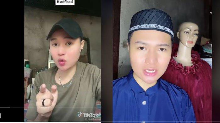 TikTokers Popo Berbie klarifikasi dan minta maaf setelah videonya dengan patung viral di media sosial.