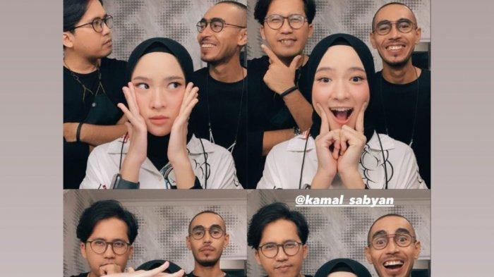 Nissa Sabyan dan personil Sabyan Gambus