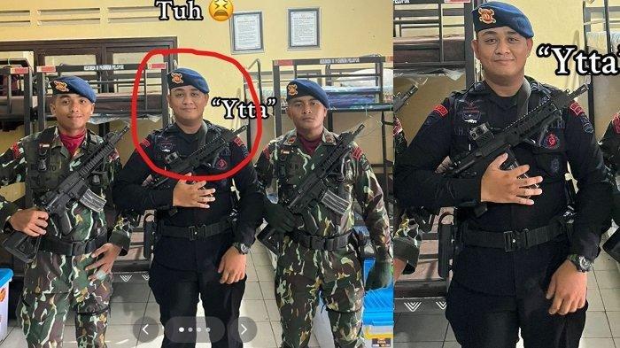 Indra Hikmal Adam sosok Brimob gadungan viral di media sosial