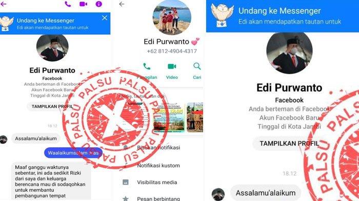 Penipuan Catut Nama Ketua DPRD Jambi, Modus Berikan Sumbangan Rumah