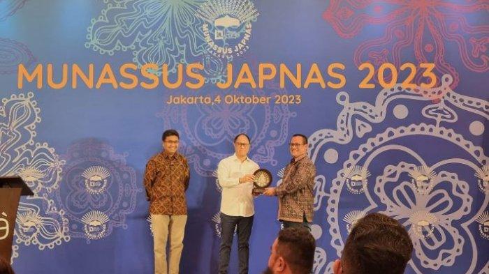 Musyawarah Nasional Khusus Jaringan Pengusaha Nasional (Japnas) Tahun 2023, di Ballroom Pandawa, RA Suite Simatupang Hotel Jakarta.