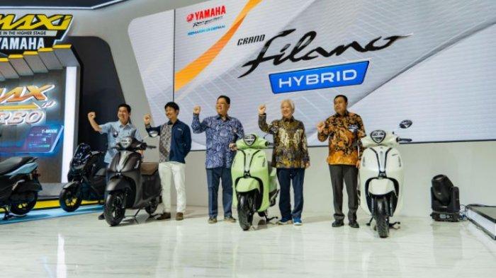 Yamaha Grand Filano Hybrid yang kali ini mendapatkan penyegaran warna baru