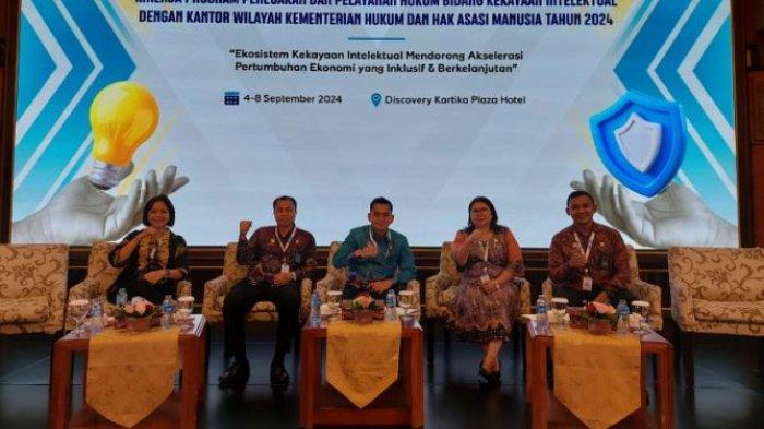 Kepala Kanwil Kemenkumham Jambi Elly Yuzar mengikuti Kegiatan Rapat Koordinasi Teknis Kinerja Program Penegakan dan Pelayanan Hukum Bidang Kekayaan Intelektual dengan Kantor Wilayah Kementerian Hukum dan HAM 2024