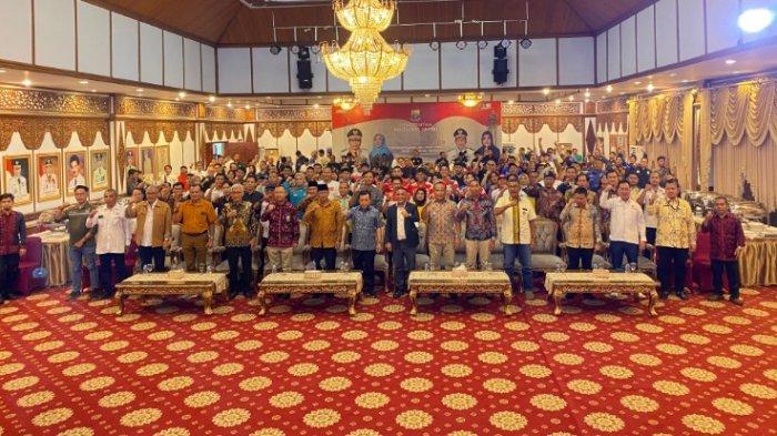 Pemprov Jambi bersama KONI Provinsi Jambi dan BPJS Ketenagakerjaan Cabang Jambi melaksanakan Launching PELATDA PON XXI 2024