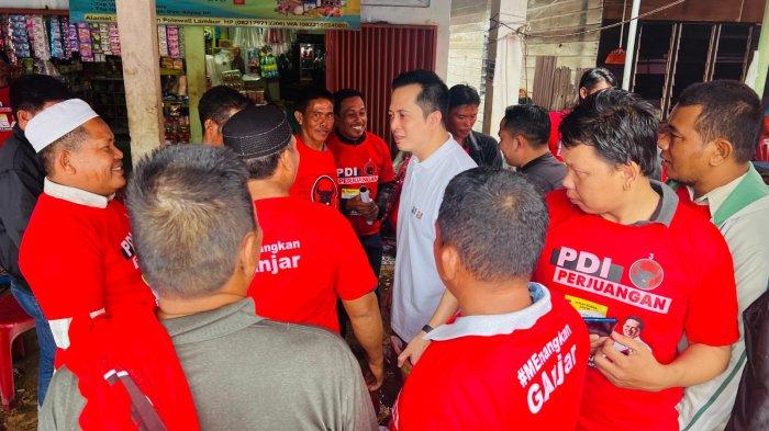 Caleg DPR RI daerah pemilihan Jambi, M. R. Ihsan Yunus, mendapat sambutan antusias dari relawan di Kabupaten Tanjung Jabung Timur, saat melakukan kunjungan ke daerah pesisir tersebut, awal Januari ini.