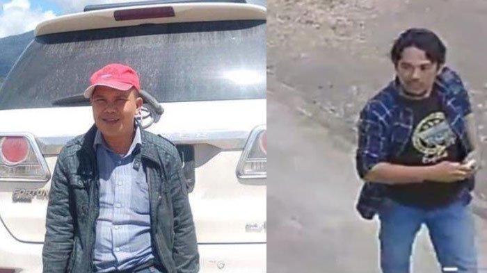 Matnur (topi merah) sopir travel asal Kuala Tungkal ditemukan tewas di wilayah Bayung Lencir, Sumatera Selatan dan satu dari 3 penumpang mobil travel Matnur.