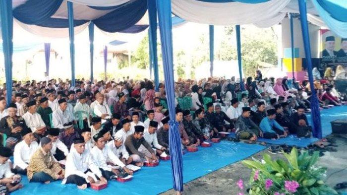 Jelang Pilkada Tebo,  Agus Rubiyanto dan Nazar Efendi didoakan massa yang tergabung dalam Tali Jagat Bintang Sembilan (TJBS) Kabupaten Tebo