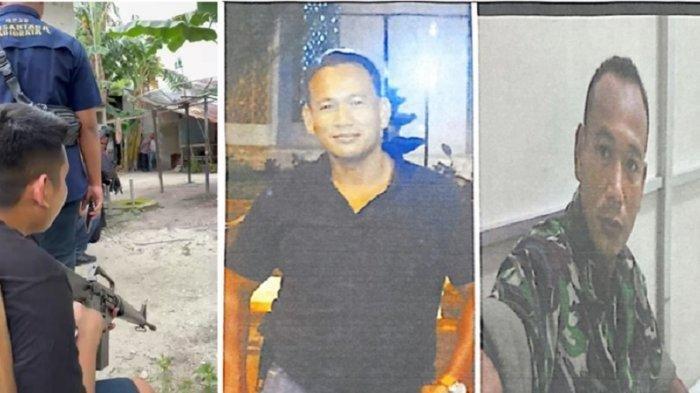 Penangkapan Pelarian Sertu Hendri di Kelurahan Parit, Kecamatan Tanjungpandan, Kabupaten Belitung, Provinsi Kepuluan Bangka Belitung, Selasa (14/1/2024), berlangsung mencekam.