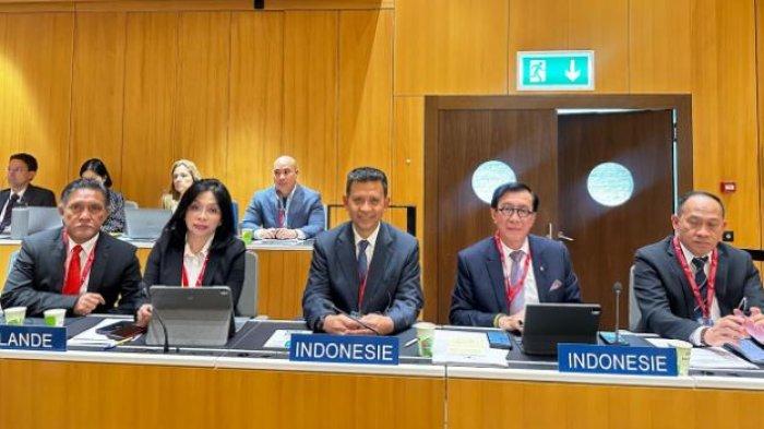 Menteri Hukum dan HAM Republik Indonesia (Menkumham RI) Yasonna H. Laoly memimpin delegasi RI menghadiri Diplomatic Conference to Conclude an International Legal Instrument relating to Intellectual Property, Genetic Resources and Traditional Knowledge Associated with Genetic Resources (GRATK) yang diselenggarakan di Kantor World Intellectual Property Organization (WIPO) di Jenewa, Swiss, pada 13 s.d. 24 Mei 2024.