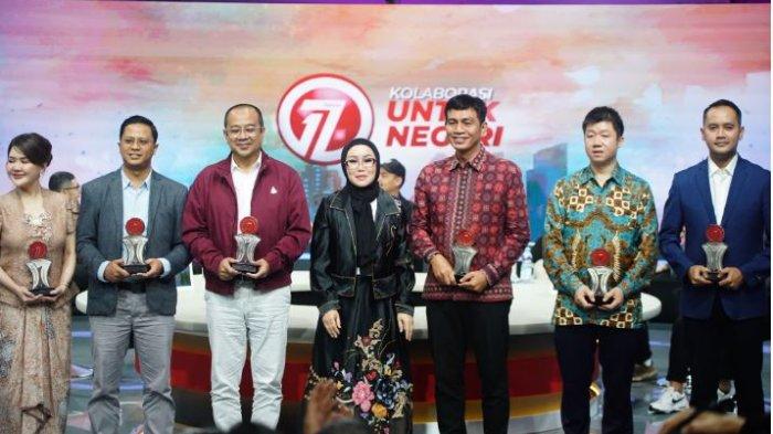 PENGHARGAAN - Program Dokter Tangguh di Batang Hari berbuah penghargaan spesial dari TV One. Buati Batang Hari Fadhil arief selaku pencetus program menerima penghargaan dari TV ONE pada HUT ke-17, Jum'at  (14/2/2025).