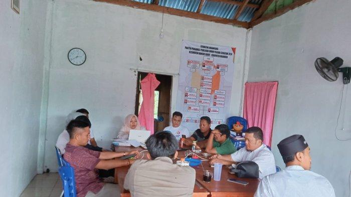 Rakor persiapan penerimaan Pengawas TPS  di wilayah Kecamatan Bangko Barat, Merangin, Jambi