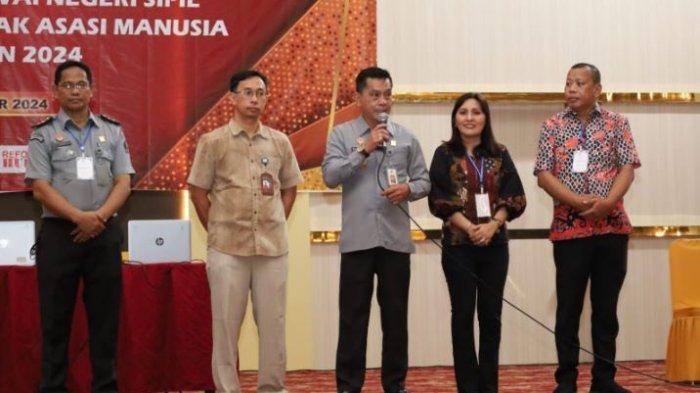 Kepala Kantor Wilayah Kemenkumham Jambi, Elly Yuzar, hadir memberikan arahan kepada seluruh peserta SKD Calon Pegawai Negeri Sipil (CPNS) Kementerian Hukum dan HAM (Kemenkumham) Tahun 2024