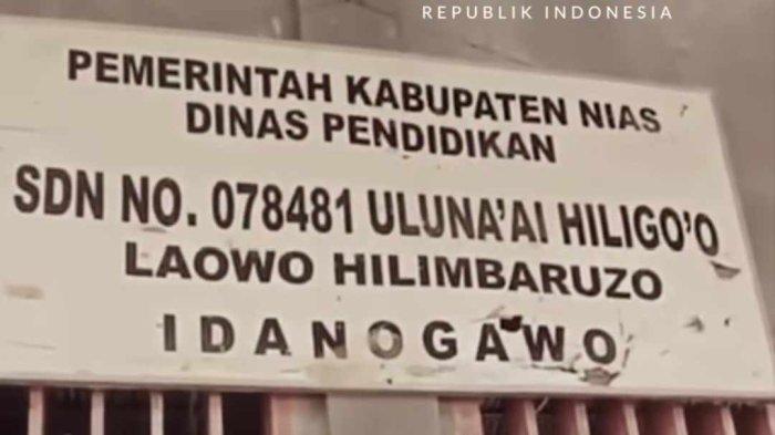SD Negeri 078481 Uluna'ai Hiligo'o Laowo Hilimbaruzo, Kecamanan Idanogawo, Kabupaten Nias, Sumatera Utara.