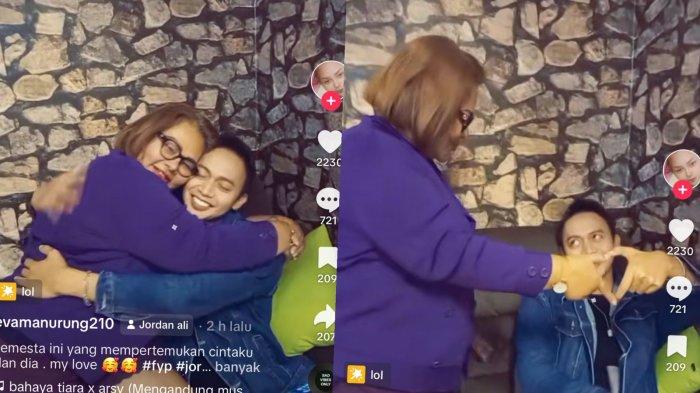 Ibu Virgoun, Eva Manurung kedapatan bermesraan dengan brondong.