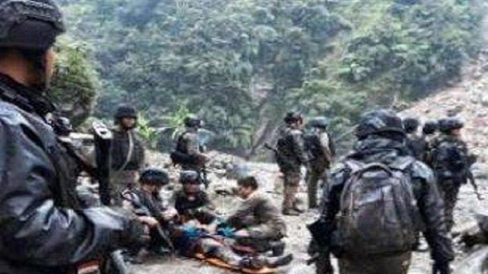 Satu komandan batalyon Kelompok Kriminal Bersenjata atau KKB Papua bernama Marten Aikinggin di Moskona, Teluk Bintuni, Papua Barat.