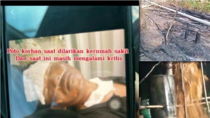KEBAKARAN: Insiden kebakaran hebat melanda sebuah sumur minyak ilegal yang diduga milik seseorang berinisial Z di wilayah konsesi sebuah perusahaan di Kabupaten Sarolangun, Provinsi Jambi, Selasa (13/5/2025).  