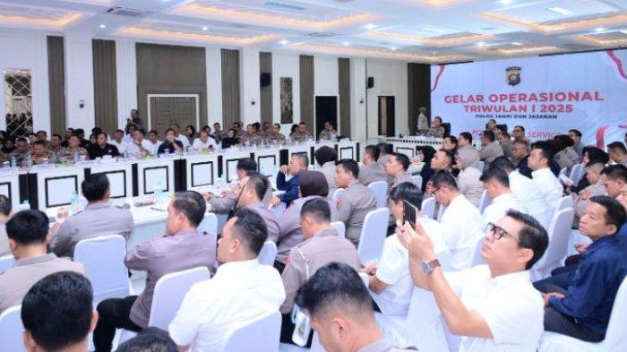 Polda Jambi melaksanakan Gelar Operasional (GO) Triwulan I (TW I) tahun 2025 yang dilaksanakan pada Kamis, 22 Mei 2025