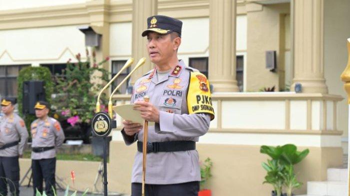 Kapolda Jambi Irjen Pol. Rusdi Hartono pemimpin Apel Gelar Pasukan Operasi “Mantap Praja Siginjai 2024
