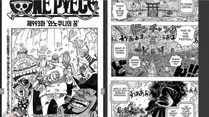 LINK Baca Manga One Piece Chapter 993, Raw Scan Komiknya Sudah Bocor