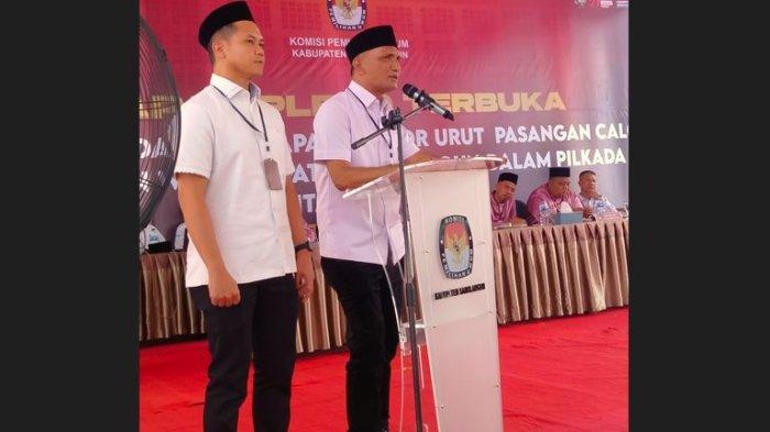 KEPALA DAERAH SAROLANGUN - Hurmin-Gerry Trisatwika mendapatkan nomor urut 5 pada Pilkada Sarolangun 2024. Hurmin-Gerry menjadi Bupati dan Wakil Bupati Sarolangun periode 2025-2030