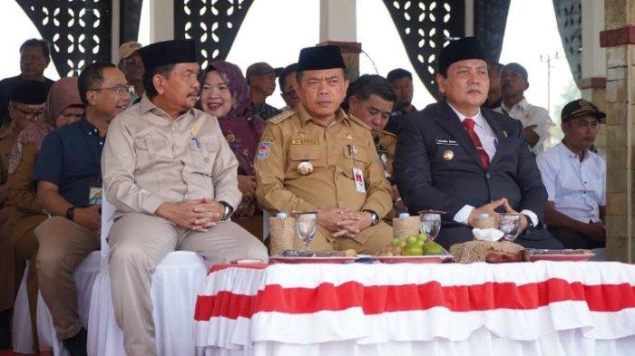 Gubernur Jambi, Al Haris, melakukan kunjungan kerja ke Kabupaten Sarolangun pada Selasa (23/7/2024).