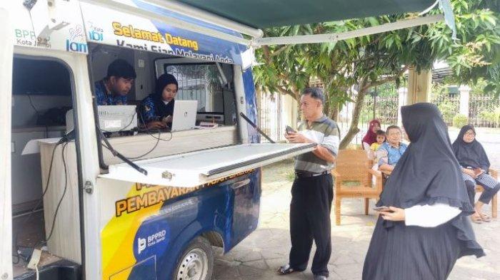 BPPRD Kota Jambi menerapkan pembayaran melalui mobil keliling, kerjasama dengan lembaga keuangan (Perbankan), dan pembayaran di pusat pusat perbelanjaan (goes to mall).