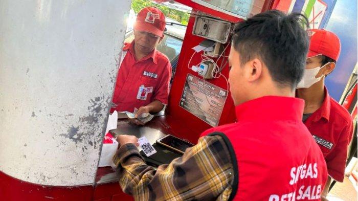 Pertamina Patra Niaga Regional Sumbagsel melakukan kunjungan langsung ke beberapa lembaga penyalur di Kabupaten Bungo salah satunya SPBU 24.372.48.