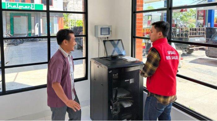 Pertamina Patra Niaga Regional Sumbagsel melakukan kunjungan langsung ke beberapa lembaga penyalur di Kabupaten Bungo salah satunya SPBU 24.372.48.