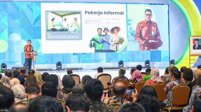BPJS Ketenagakerjaan menggelar Social Security Summit 2024 di Hotel Bidakara, Jakarta Selatan, pada Selasa, 26 November 2024.