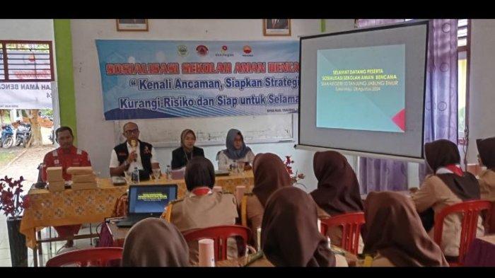SKK Migas PetroChina International Jabung Ltd bekerja sama dengan BPBD Kabupaten Tanjung Jabung Timur menyelenggarakan acara sosialisasi 