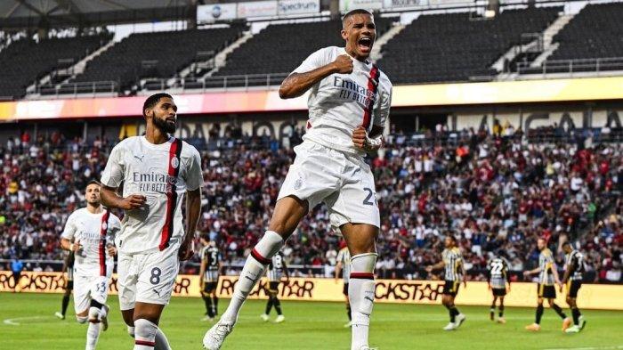 AC Milan bermain imgbang dengan Juventus dalam laga persahabatan pada Jumat (28/7/2023) pagi.