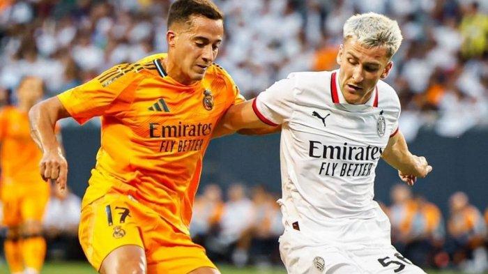 AC Milan mengalahkan Real Madrid 1-0 dalam pertandingan pramusim pada Kamis (1/8/2024) pagi.