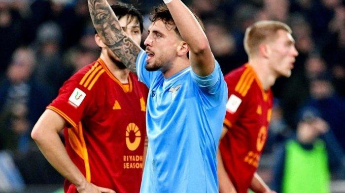 AS Roma kalah dari Lazio di pertandingan Serie A pada Kamis (11/1/2024) dini hari.