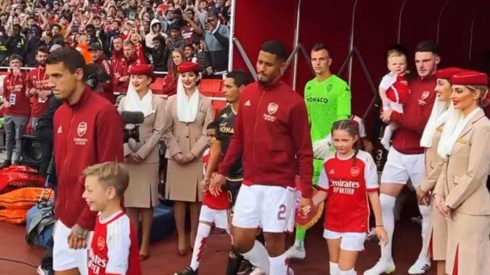 Arsenal vs AS Monaco di Piala Emirates pada Kamis (3/8/2023) dini hari.