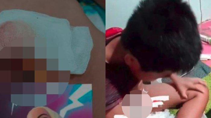 AI, anak pasangan Dian dan Heko, warga Kecamatan Kayu Aro, Kerinci, korban malpraktik salah sunat.