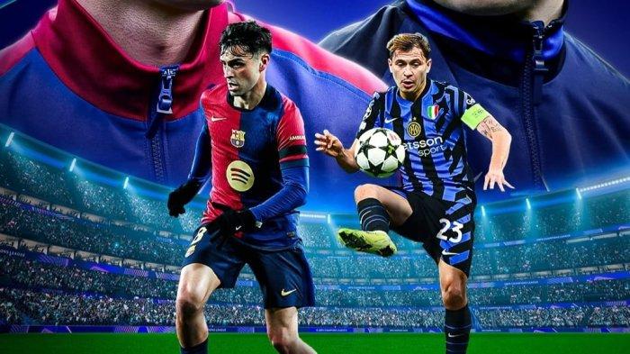 LIGA CHAMPIONS - Barcelona akan menjamu Inter Milan dalam pertandingan Liga Champions pada Kamis (1/5/2025) dini hari.