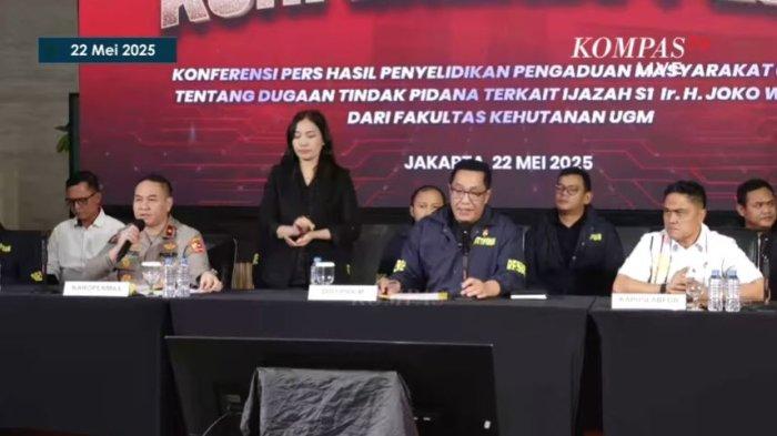 Akhirnya Bareskrim Polri menyatakan ijazah S1 Fakutltas Kehutanan UGM milik mantan Presiden Joko Widodo asli.
