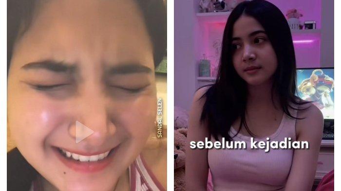 ISU MIRING - Selebgram Bulan Sutena belakangan viral di sosial media khususnya di TikTok karena video 8 menit.