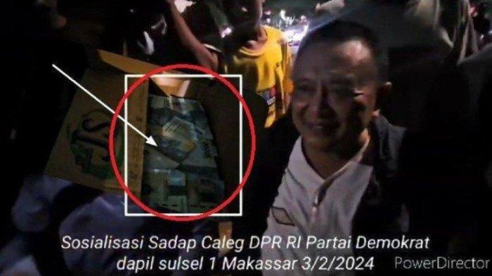 Caleg bagi-bagi uang