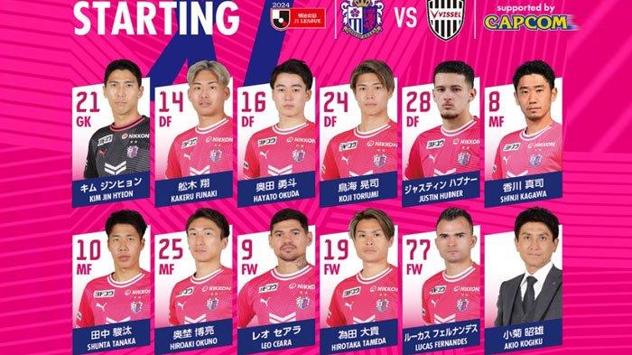Starting XI Cerezo Osaka