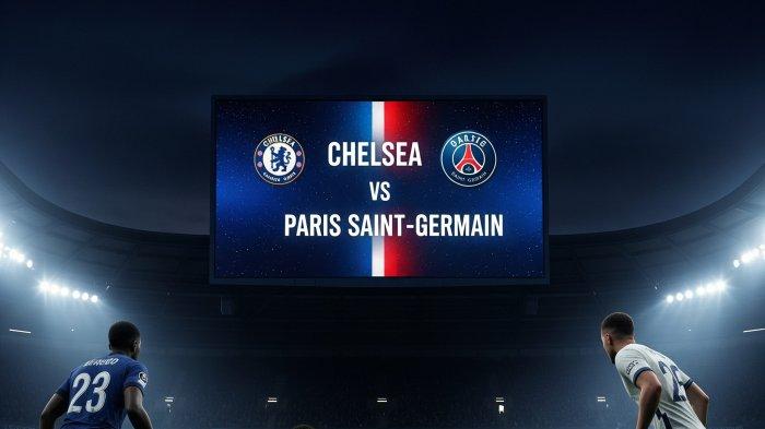 FINAL.Final Piala Dunia Antarklub 2025 akan mempertemukan dua raksasa Eropa, Chelsea dan Paris Saint-Germain, dalam duel pamungkas yang akan digelar di MetLife Stadium, New Jersey, Amerika Serikat, pada Senin, 14 Juli 2025 pukul 02.00 WIB. 