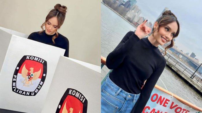Cinta Laura ternyata sudah lebih dulu menyalurkan hak suaranya pada Pemilu 2024