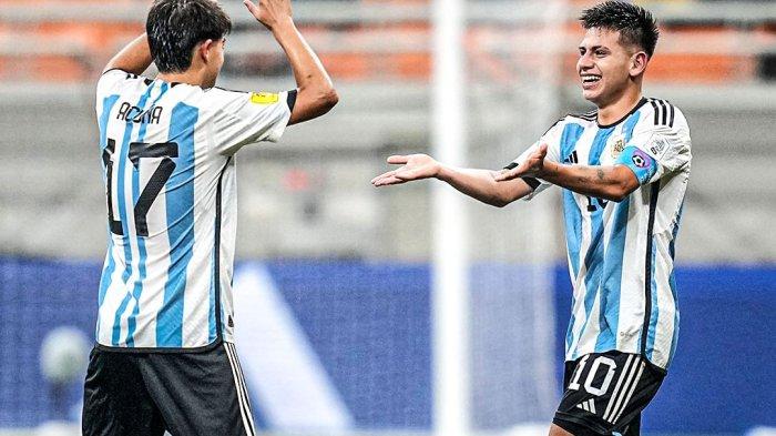 Claudio Echeverri di timnas Argentina U17