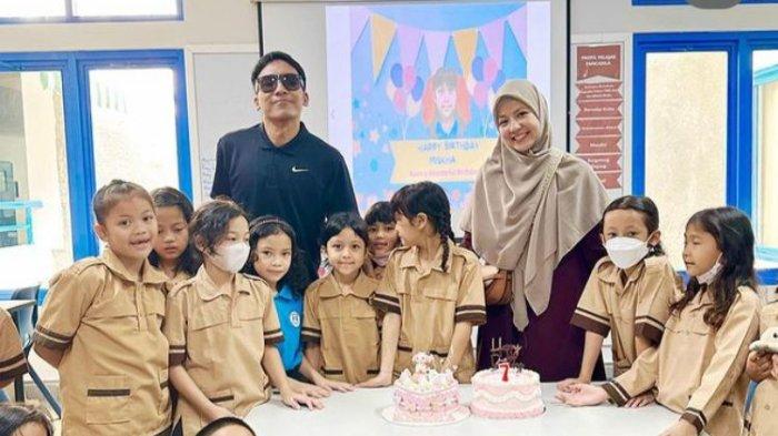 Desta dan Natasha Rizky kompak rayakan ulang tahun putrinya