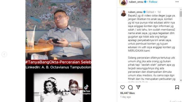 Emosi Ruben Onsu Isu Sarwendah Selingkuh dengan Betrand Peto Diungkit Lagi, Ungkap Penyebab Cerai
